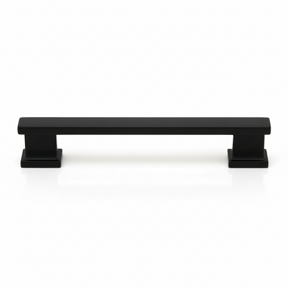 Silverline P2070 | Centers 5-1/16 in. Contemporary Solid Bar Pulls in Matte Black