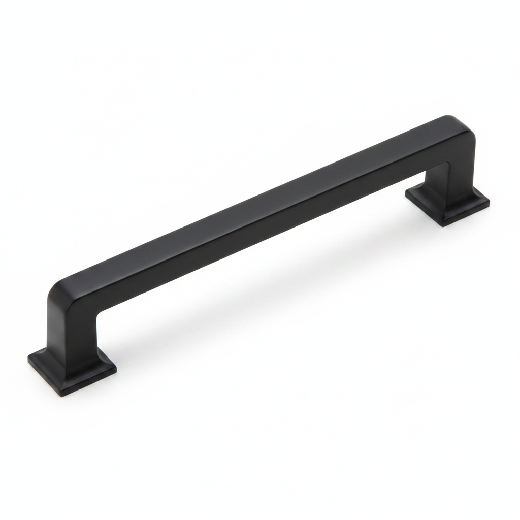Silverline P2072S | Block Essentials Contemporary Cabinet Bar Pull | Matte Black/ Champagne Bronze