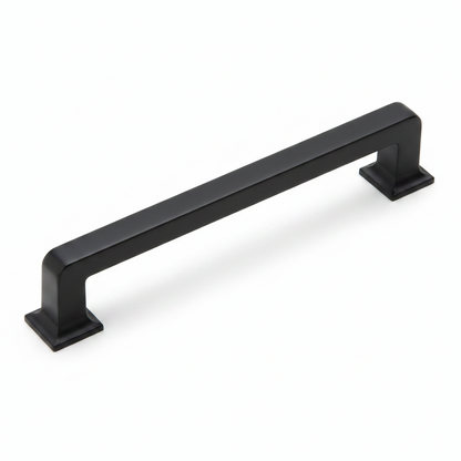Silverline P2072S | Block Essentials Contemporary Cabinet Bar Pull | Matte Black/ Champagne Bronze