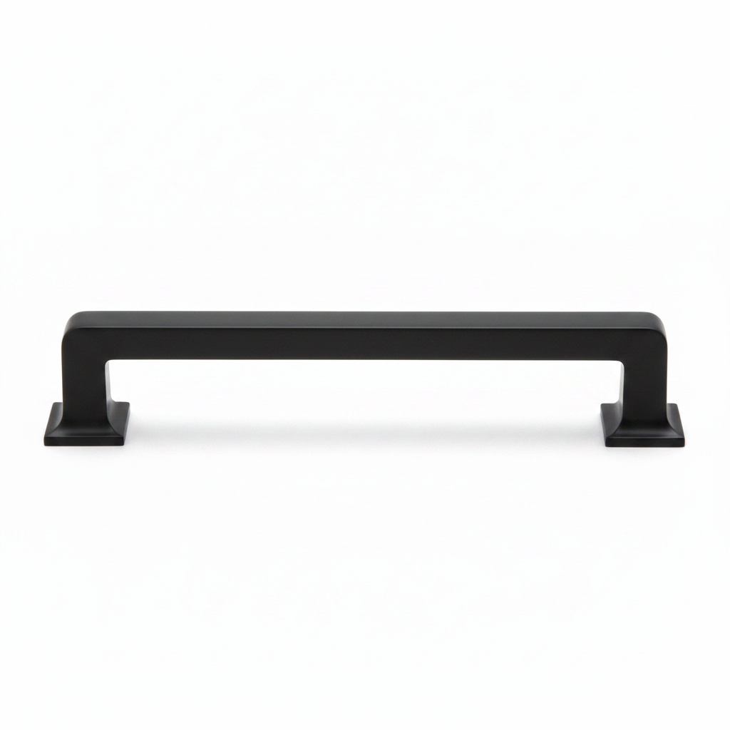 Silverline P2072S | Block Essentials Contemporary Cabinet Bar Pull | Matte Black