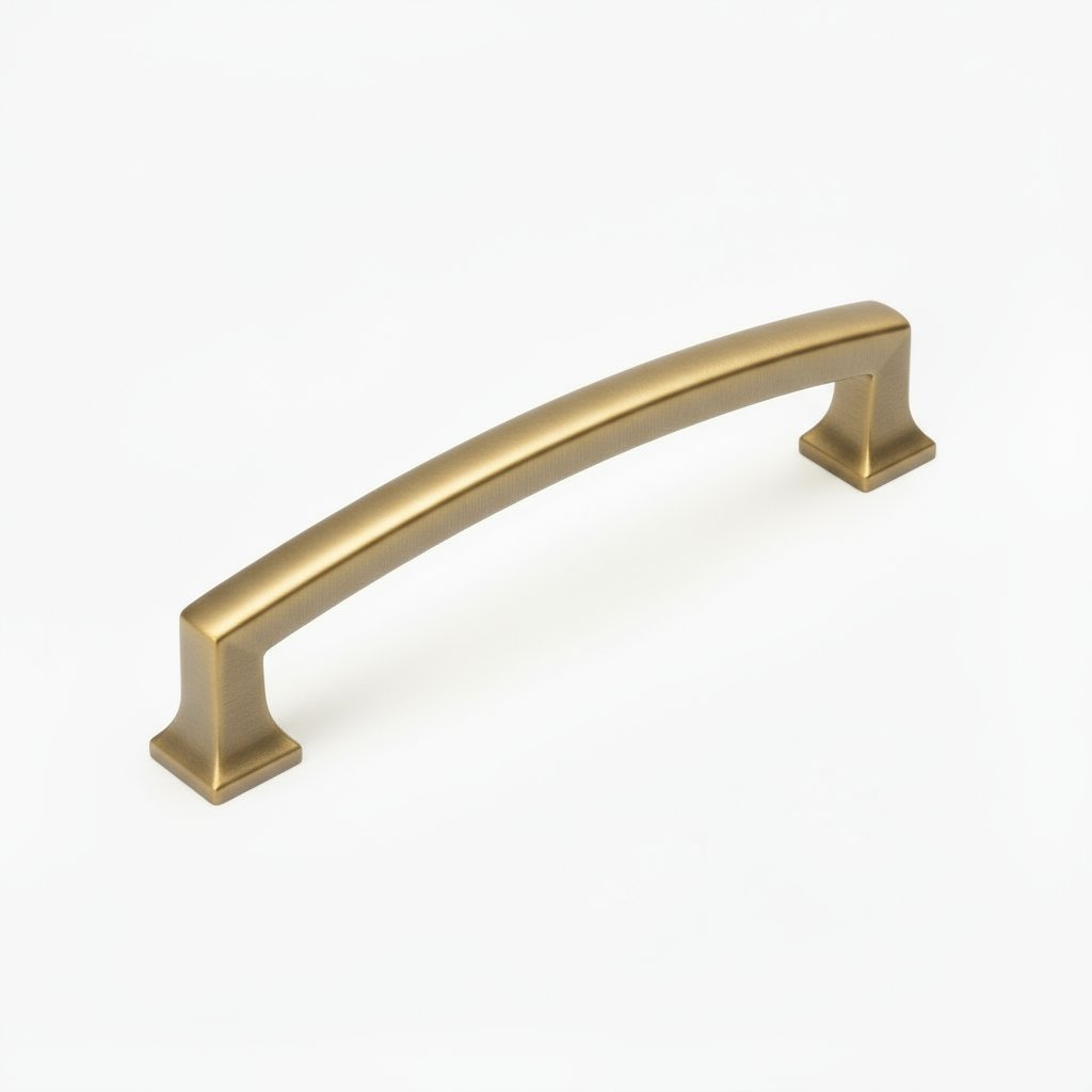 Silverline P2076 | Centers 5-1/16 in. Cabinet Arch Pulls Furniture Pulls in Champagne Bronze