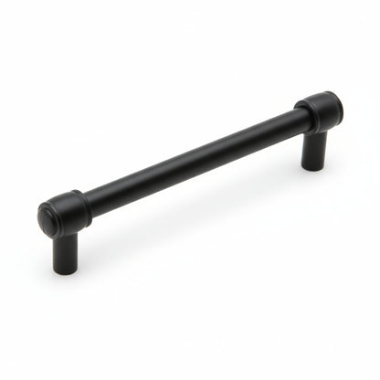 Silverline P2088 | Centers 6-5/16 in. Contemporary Solid Bar Pulls in Matte Black