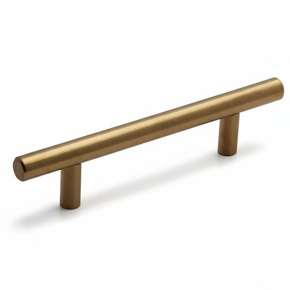 gold stainless steel t-bar pull