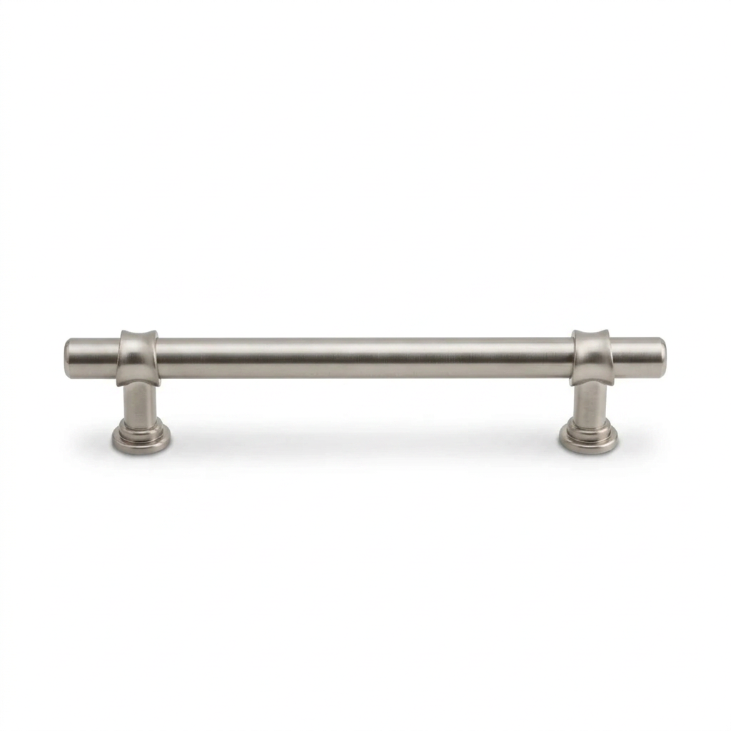 Silverline P5201 | Sleek Essentials Contemporary Cabinet T-Bar Pull | Satin Nickel/ Honey Bronze