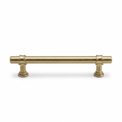Silverline P5201 | Sleek Essentials Contemporary Cabinet T-Bar Pull | Satin Nickel/ Honey Bronze