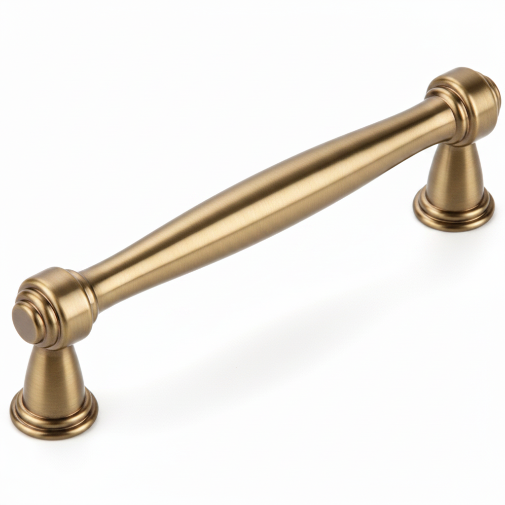 Silverline P5212 | Sleek Essentials Contemporary Cabinet Bar Pull | Polished Chrome/ Champagne Bronze