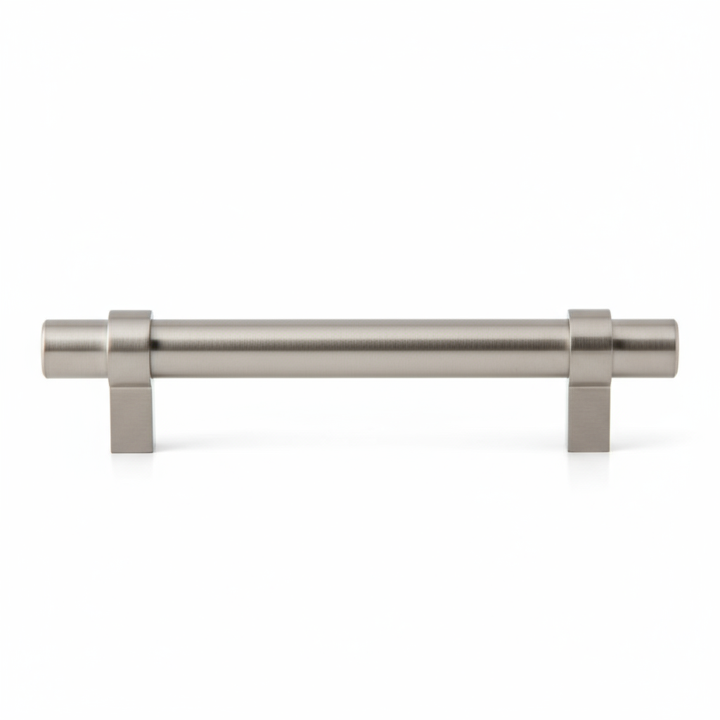 Silverline P5319 | Centers 12-5/8 in. Extra Long Solid T Bar Pull Appliance Handle in Satin Nickel