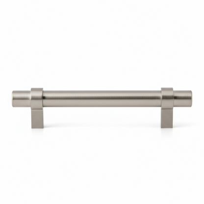 Silverline P5319 | Centers 12-5/8 in. Extra Long Solid T Bar Pull Appliance Handle in Satin Nickel