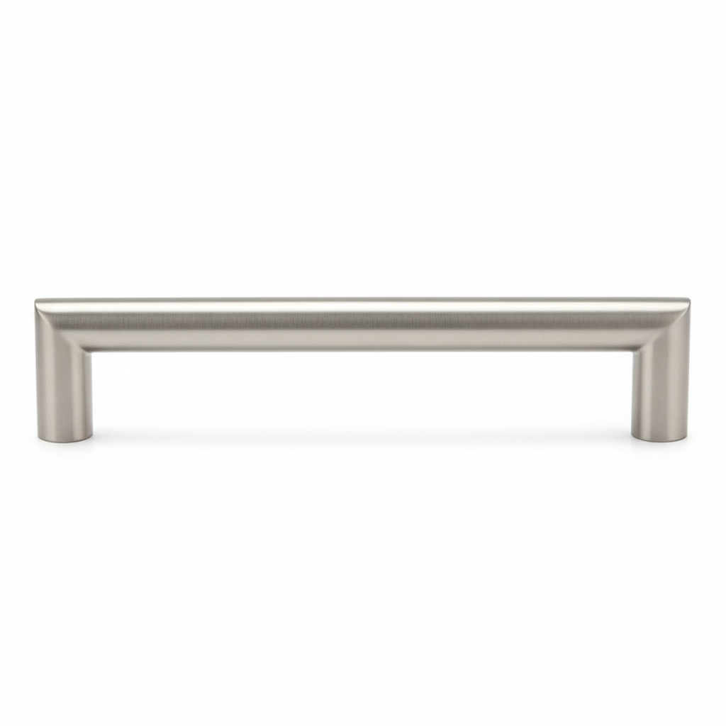 Silverline P6012 | Stainless Steel Round Bar Pull in Satin Nickel Finish | Various Sizes