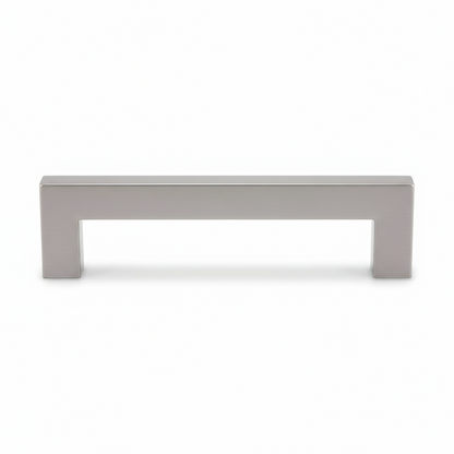Silverline P6015 | 9/16 in. x 9/16 in. Centers 5-1/16 in. Stainless Steel Square Bar Pull in Satin Nickel