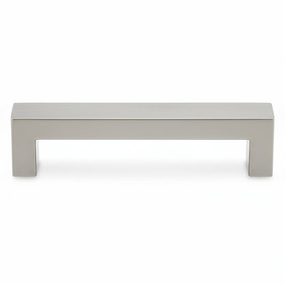 Silverline P6016 | Centers 6-5/16 in. Stainless Steel Square Bar Pull in Satin Nickel