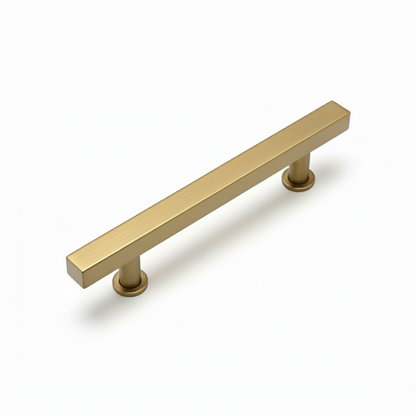 Silverline P6018B | Centers 3-3/4 in. Contemporary Sleek Stainless Steel Square Bar Pulls