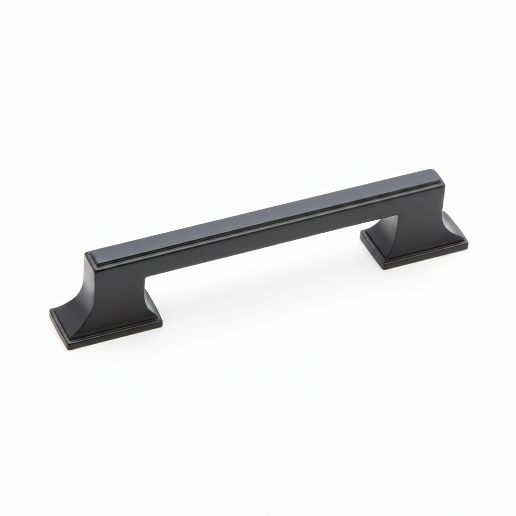 Silverline P6811 | Sleek Essentials Contemporary Cabinet Bar Pull | Matte Black