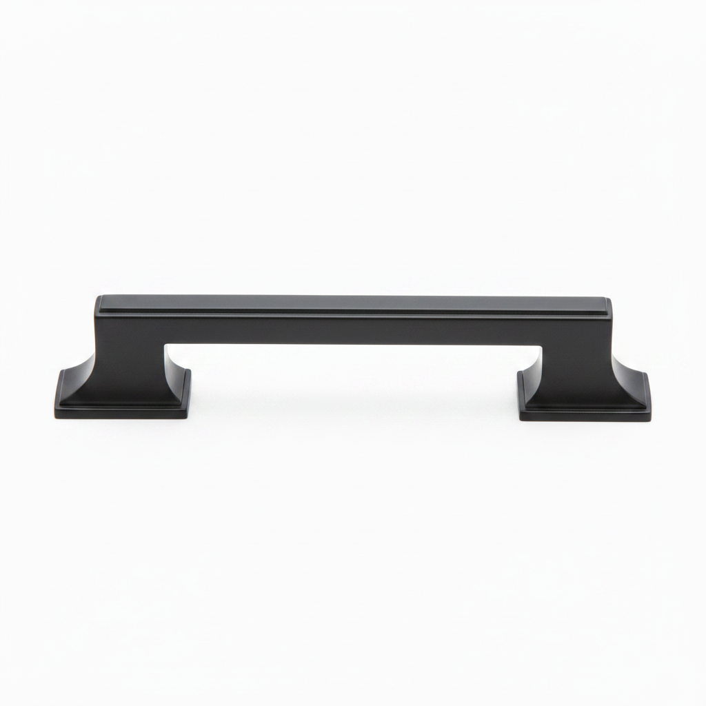 Silverline P6811 | Sleek Essentials Contemporary Cabinet Bar Pull | Matte Black