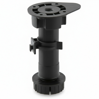 Silverline PKL002 | Diameter 1-3/16 in. Adjustable Plastic Furniture Leg Extensions with Clips (Set of 4)