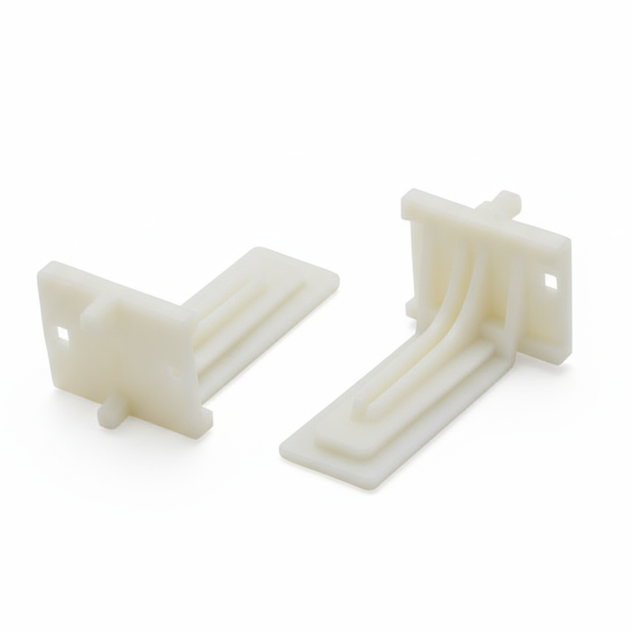 Silverline Plastic Rear-Mounting Brackets for Undermount Slides (Set of 6 Pairs)