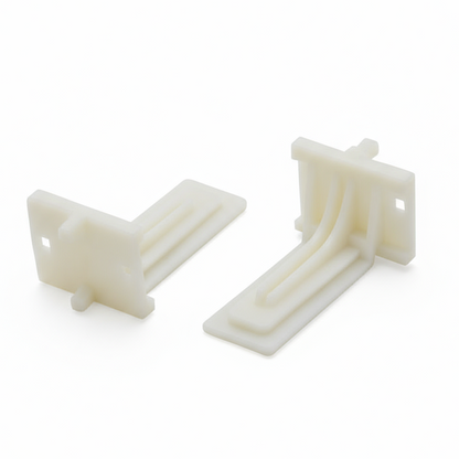 Silverline Plastic Rear-Mounting Brackets for Undermount Slides (Set of 6 Pairs)