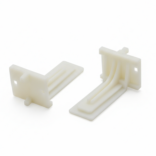 Silverline Plastic Rear-Mounting Brackets for Undermount Slides (Set of 6 Pairs)