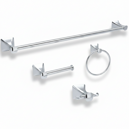 BuildIt Prism Collection | Stainless Steel 304 Bathroom Accessories | Satin Nickel / Polished Chrome
