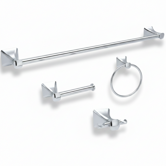 BuildIt Prism Collection | Stainless Steel 304 Bathroom Accessories | Satin Nickel / Polished Chrome