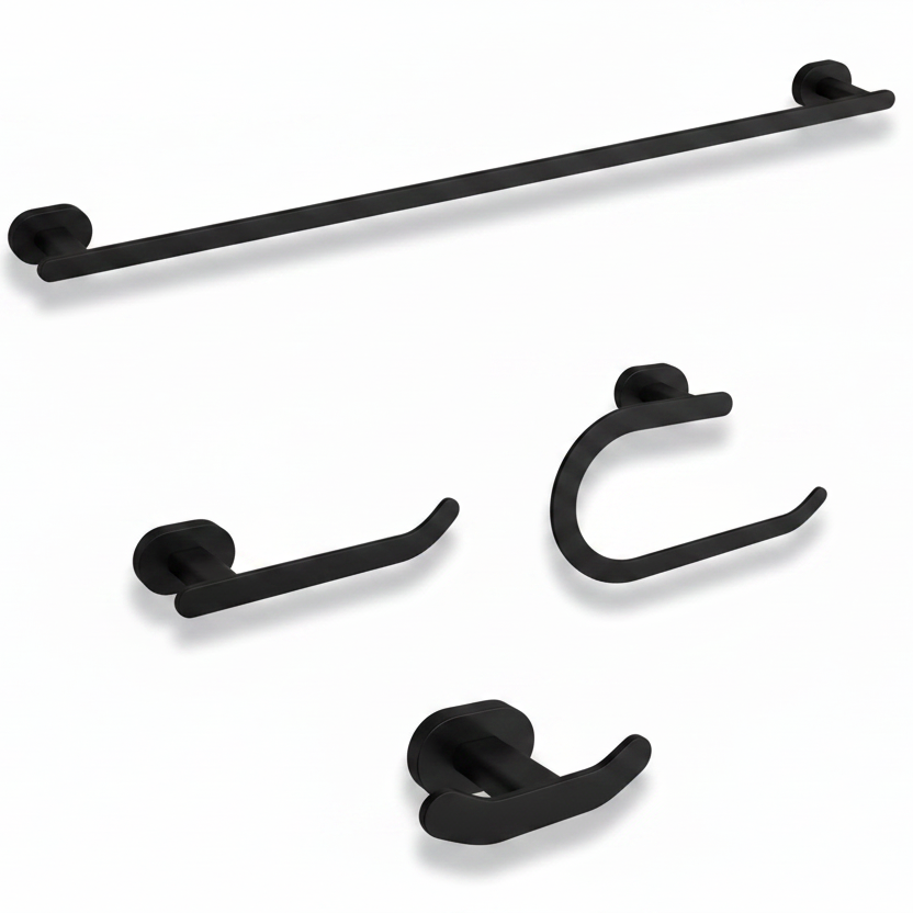 BuildIt Reina Collection | Stainless Steel 304 Bathroom Accessories | Matte Black / Polished Chrome