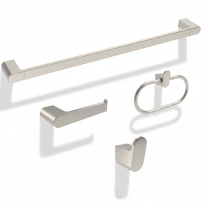 BuildIt Rey Collection | Stainless Steel 304 Bathroom Accessories | Satin Nickel / Polished Chrome
