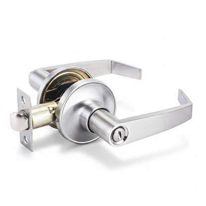 STG Rosemead Collection | Grade 3 Door Lever | Privacy, Passage & Entrance | Satin Chrome