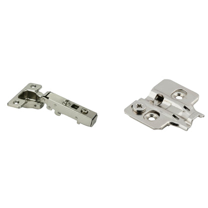 Silverline SCHC35110F | 110° Opening Soft-Close European Full Overlay Hinge for Frameless Cabinets (Set of 2)
