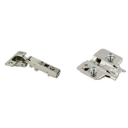 Silverline SCHC35110F | 110° Opening Soft-Close European Full Overlay Hinge for Frameless Cabinets (Set of 2)