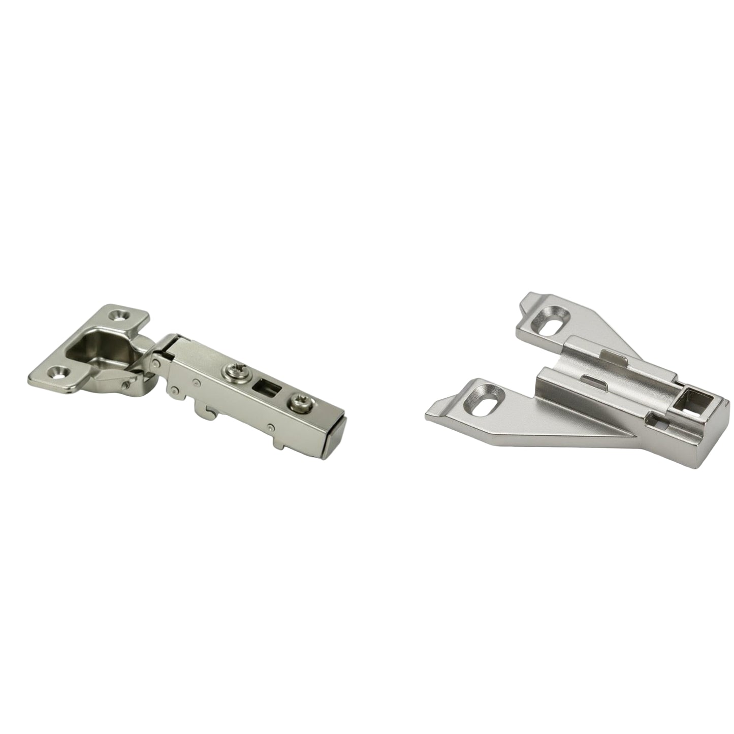 Silverline SCHC35110F | 110° Opening Soft-Close European Full Overlay Hinge for Framed Cabinets (Set of 2)