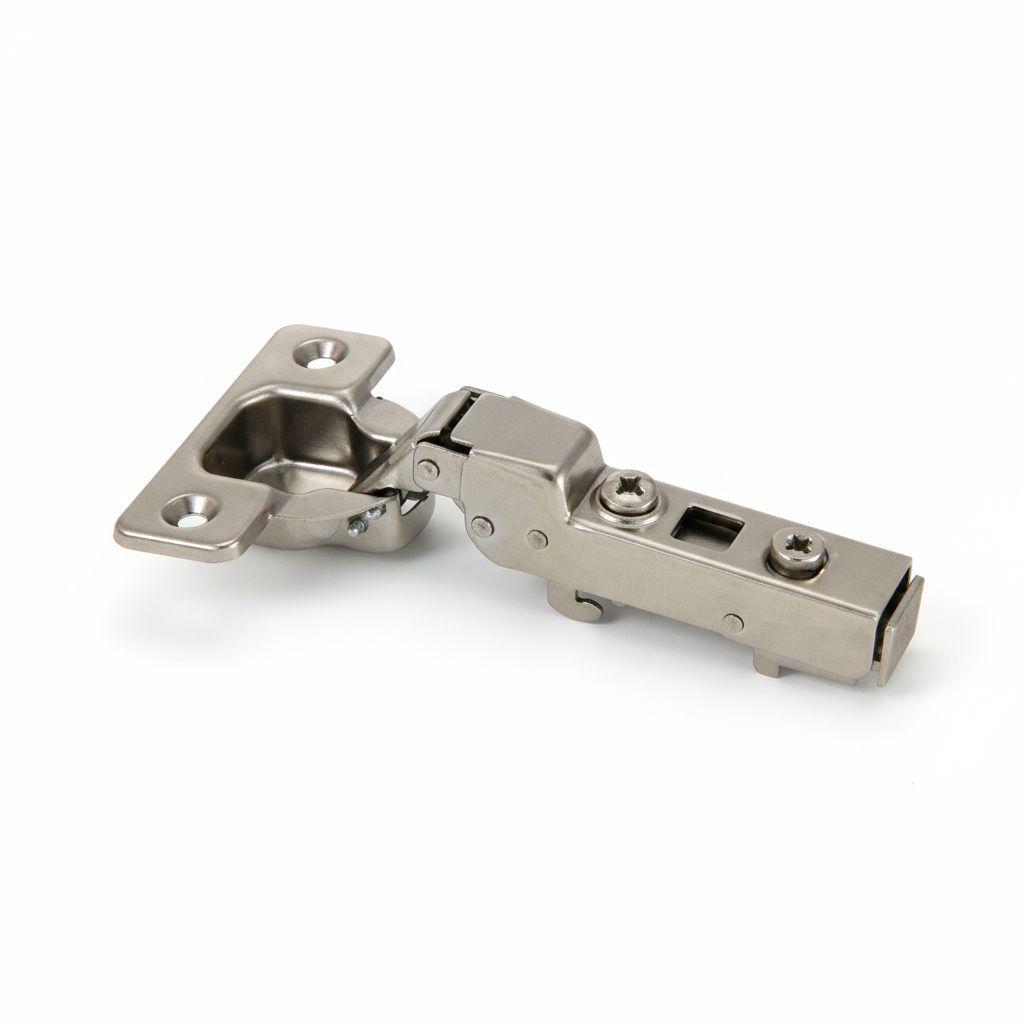 Silverline SCHC35110H | 110° Opening Soft-Close European Half Overlay Hinge for Framed Cabinets (Set of 2)