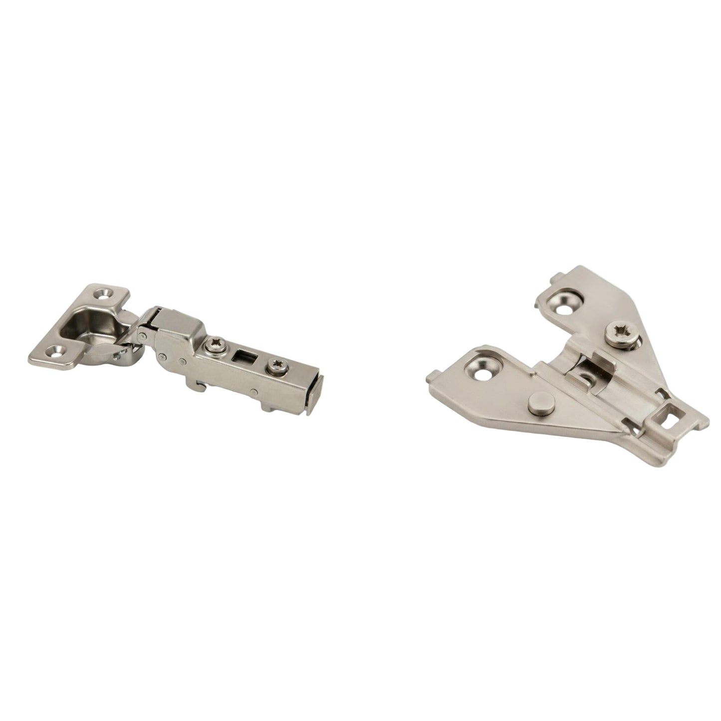 Silverline SCHC35110H | 110° Opening Soft-Close European Half Overlay Hinge for Framed Cabinets (Set of 2)