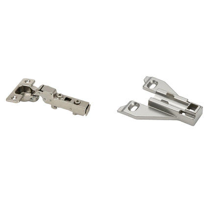 Silverline SCHC35110H | 110° Opening Soft-Close European Half Overlay Hinge for Framed Cabinets (Set of 2)