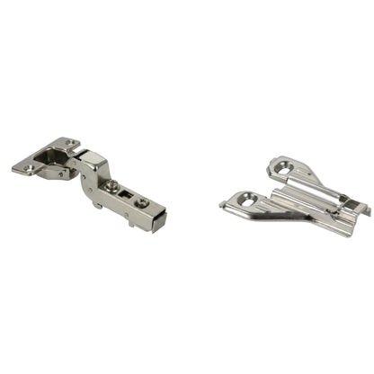 Silverline SCHC35110I | 110° Opening Soft-Close European Inset Hinge for Framed Cabinets (Set of 2)