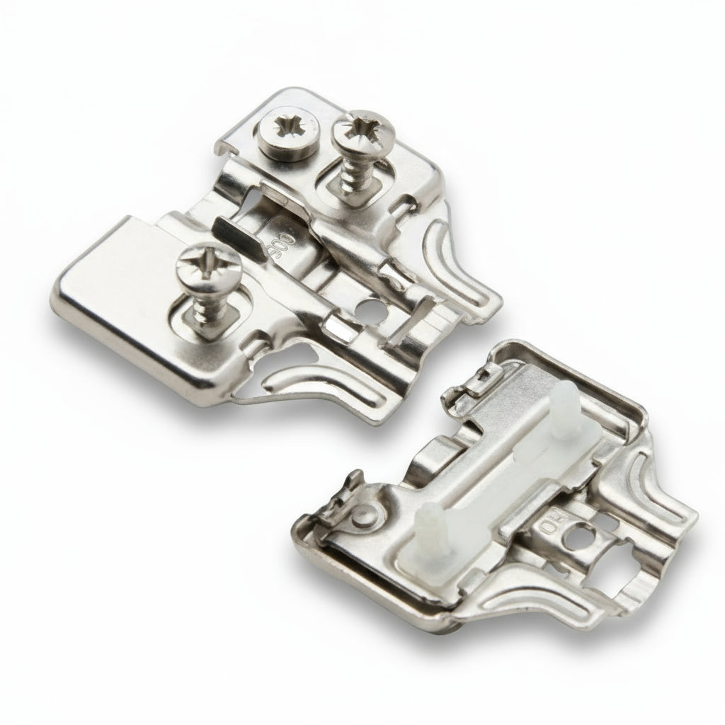 Silverline SCHPCE | Frameless Hinge Mounting Plate for Cabinet Hinges (Set of 10)