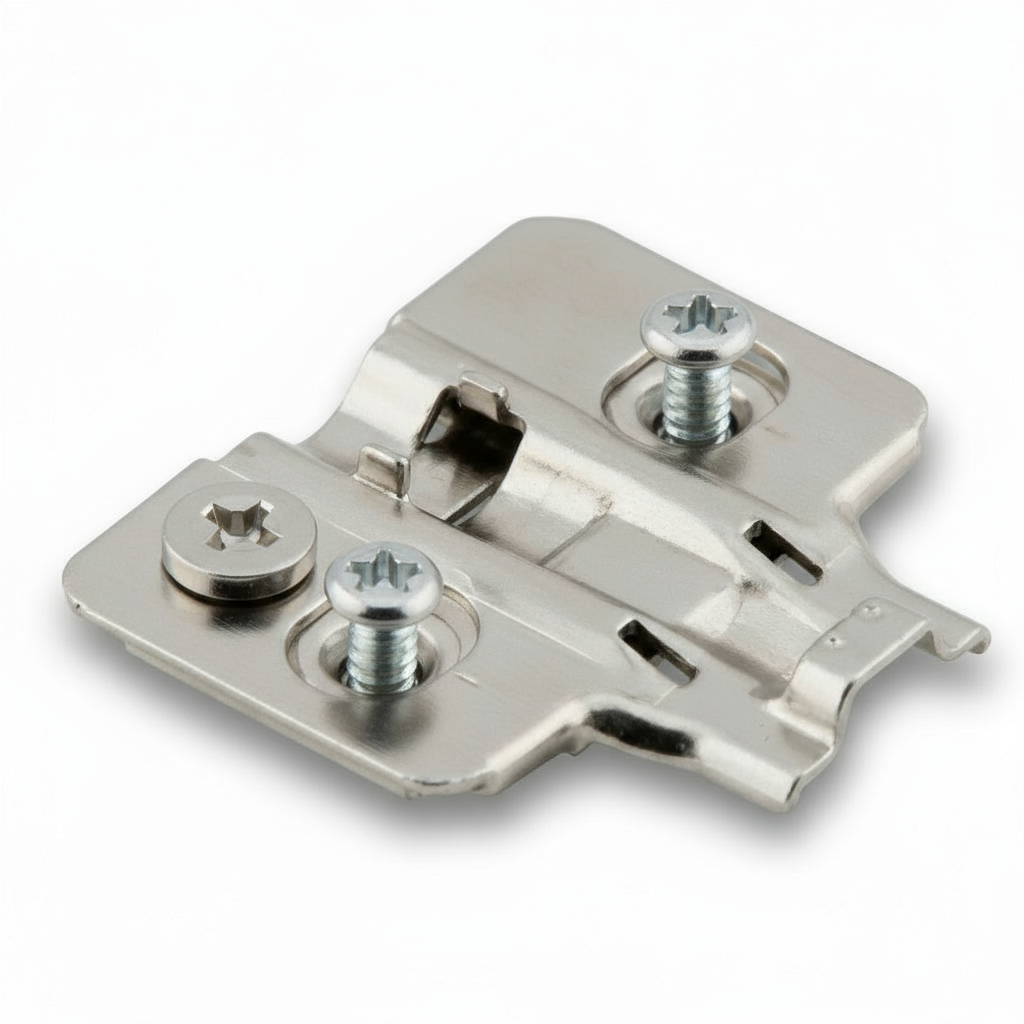 Silverline SCHPCE | Frameless Hinge Mounting Plate for Cabinet Hinges (Set of 10)