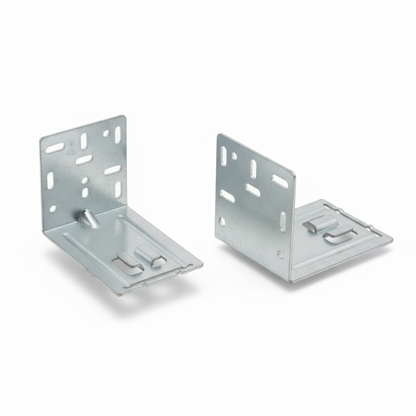 Silverline Zinc Rear-Mounting Brackets for Undermount Slides
