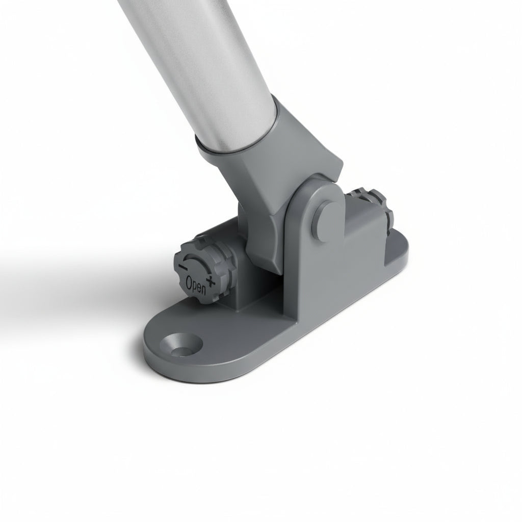 Silverline SGS | Soft-Close + Open Hydraulic Gas Spring for Cabinet Door Lift-Up (Set of 2)