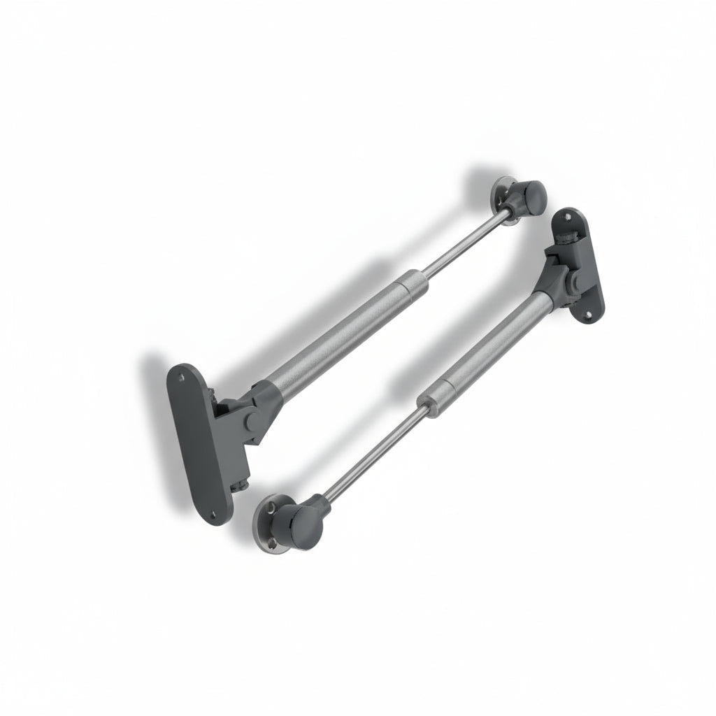 Silverline SGS | Soft-Close + Open Hydraulic Gas Spring for Cabinet Door Lift-Up (Set of 2)