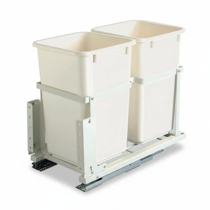 Silverline SPOBD022 | Undermount Double Bin Trash Pullout Systems for B15 Cabinets