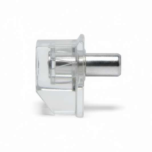 Silverline SS0006 | Clear Nylon Shelf Pin Pegs for Shelf Support (Set of 50)