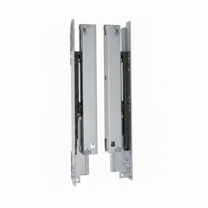 Silverline SUSL | Soft-Close Full Extension Undermount Cabinet Drawer Slides for 5/8 in. and 1/2 in. Side Panels (6 Pairs)