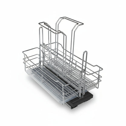 Silverline TBS14350 | Soft Close Double Baskets Blind Corner Under-Sink Corner Optimizer