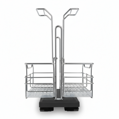 Silverline TBS14350 | Soft Close Double Baskets Blind Corner Under-Sink Corner Optimizer