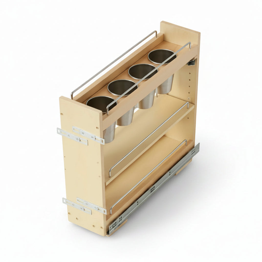 Silverline WS3069-MOD | Soft Close Utensil Silverware Organizer for 9 in. Framed Cabinets