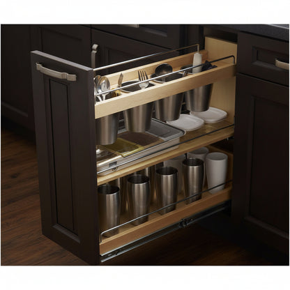 Silverline WS3069-MOD | Soft Close Utensil Silverware Organizer for 9 in. Framed Cabinets
