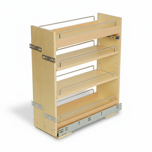 Silverline WS3912 | Soft Close Four-Tier Spice Rack for 12 in. Cabinets