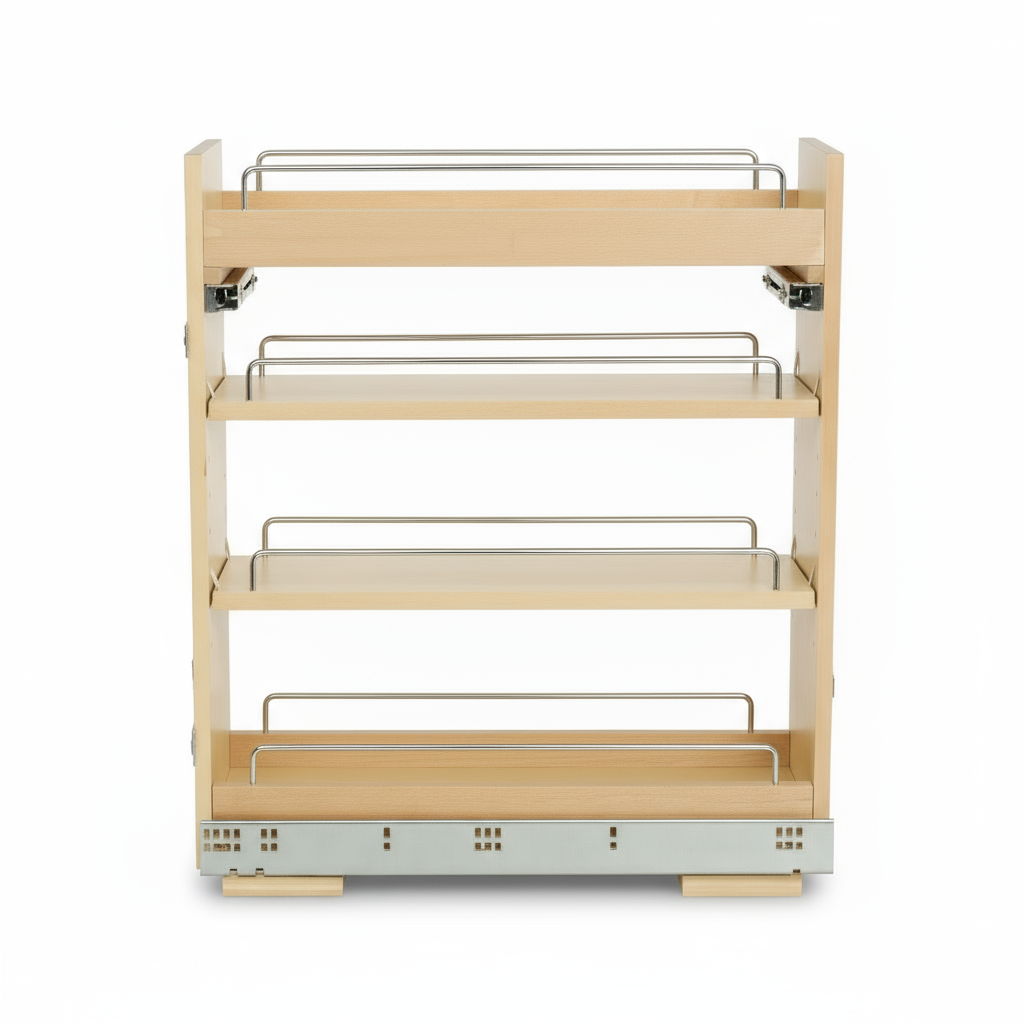 Silverline WS3912 | Soft Close Four-Tier Spice Rack for 12 in. Cabinets