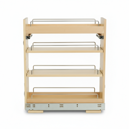 Silverline WS3912 | Soft Close Four-Tier Spice Rack for 12 in. Cabinets