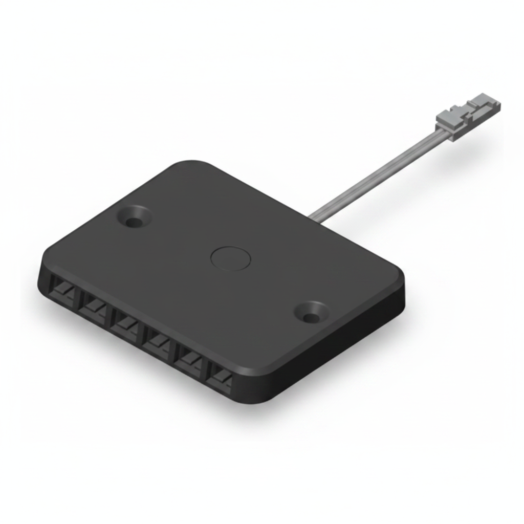 2.4 GHz Wireless Receiver with 6-Port Distributor | Low-Voltage LED Cabinet Lighting Controller